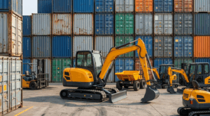 importer une mini pelle depuis la chine