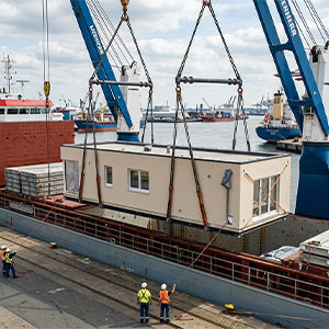 maison préfabriquée transport